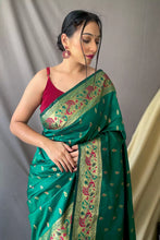 Load image into Gallery viewer, Kala Niketan Paithani Silk Saree With Rich Pallu - 7 Colors Available