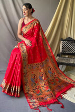 Load image into Gallery viewer, Kala Niketan Paithani Silk Saree With Rich Pallu - 7 Colors Available