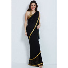 Load image into Gallery viewer, Women Saree Shapewear with Side Slit - Firozi Colour (Fish Cut Petticoat)