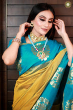 Load image into Gallery viewer, Captivating Mustard Yellow Color Soft Banarasi Silk Saree With Stunning Blouse Piece