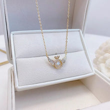Load image into Gallery viewer, Angel Wings Gold Plated Necklace