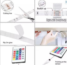 Load image into Gallery viewer, Waterproof Led Light 16 Strip With Bright Rgb Color Changing