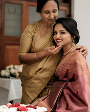 Load image into Gallery viewer, Kala Niketan Hima Archaic Traditional Kanchi Soft Silk Sari With Attached Blouse