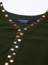 Load image into Gallery viewer, Kala Niketan Bollywood Style Embroidered & Mirror Work Kurta with Sharara