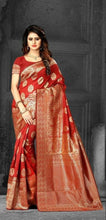 Load image into Gallery viewer, Designer Woven Kanjivaram Silk Saree With Blouse