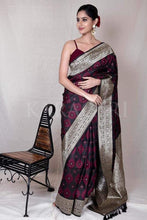 Load image into Gallery viewer, Kala Niketan Mita Archaic Traditional Kanchi Soft Silk Sari With Attached Blouse