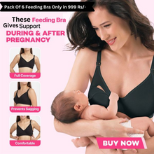 Load image into Gallery viewer, Premium Feeding Bras for New Moms (Set of 6)
