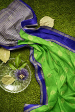 Load image into Gallery viewer, Kala Niketan Apple Green Kanchipuram Silk Saree