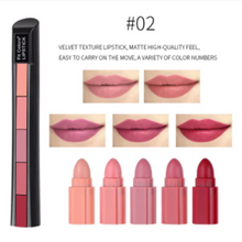 Load image into Gallery viewer, Multi Color Combination 5-in-1 Matte Lipstick (Buy 1 Get 1 Free)