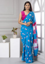 Load image into Gallery viewer, Kala Niketan Shibori Cotton Saree with Blouse