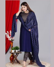 Load image into Gallery viewer, Latest Fashion Women Kurta Pant Dupatta Set ( S To 7XL Size Available)