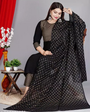 Load image into Gallery viewer, Latest Fashion Women Kurta Pant Dupatta Set ( S To 7XL Size Available)