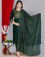 Load image into Gallery viewer, Latest Fashion Women Kurta Pant Dupatta Set ( S To 7XL Size Available)