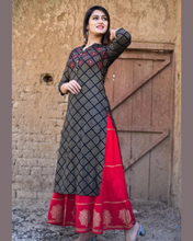 Load image into Gallery viewer, Designer Trendy Pretty Women Kurti With Skirt (M To 6 XL Size Available)