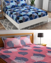 Load image into Gallery viewer, Premium Elastic Fitted Double Bedsheet (Buy 1 Get 1 Free)