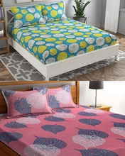 Load image into Gallery viewer, Premium Elastic Fitted Double Bedsheet (Buy 1 Get 1 Free)