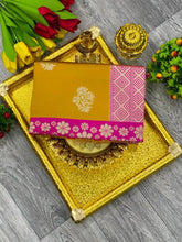 Load image into Gallery viewer, Kala Niketan Traditional Kanchi Soft Silk Sari With Attached Blouse