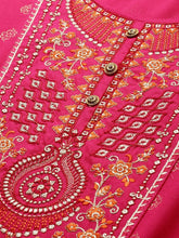 Load image into Gallery viewer, Kala Niketan Designer Floral Embroidered Gotta Patti Kurta with Skirt & With Dupatta - 3 Colors Available