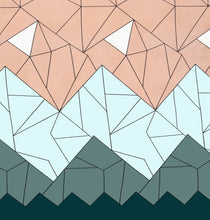 Load image into Gallery viewer, Multicolor King Size Abstract Elastic Fitted King Size Bedsheet