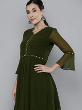 Load image into Gallery viewer, Kala Niketan Bollywood Style Embroidered & Mirror Work Kurta with Sharara