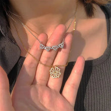 Load image into Gallery viewer, 2-in-1 Magnetic Hearts Clover Pendant