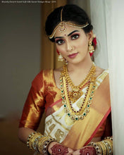 Load image into Gallery viewer, Kala Niketan Soft Silk White and Red Color Designer Paert Wear Saree