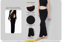 Load image into Gallery viewer, Women Saree Shapewear with Side Slit in Black (Fish Cut Petticoat)