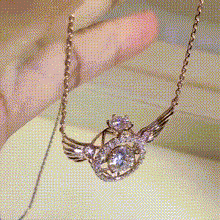 Load image into Gallery viewer, Angel Wings Gold Plated Necklace