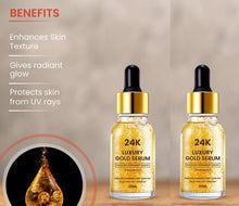 Load image into Gallery viewer, 24K Gold Face Serum - BUY 1 GET 1 Free (🔥Best Selling Serum in UK,US, INDIA)
