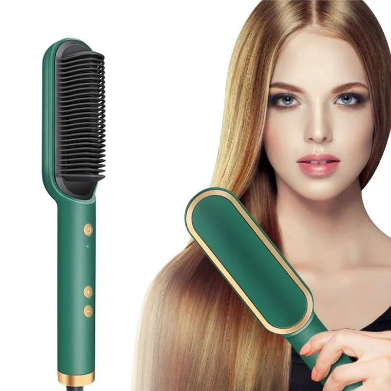 🔥Professional Electric Hair Straightener Comb Brush🔥 (4.9 ⭐⭐⭐⭐⭐ 88,519 REVIEWS)