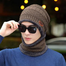 Load image into Gallery viewer, KOREAN Unisex Winter Knit Woolen Cap and Neck Warmer (Original)
