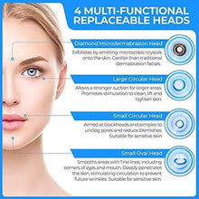 Load image into Gallery viewer, Original 4 in 1 Multi-function Blackhead &amp; Whitehead Remover Device &amp; Acne, Pimple, Pore Cleaner Vacuum Suction Tool For Men And Women

