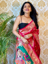 Load image into Gallery viewer, Kala Niketan ‘Dulhaniya’ Royal Pink Banarasi Silk Saree
