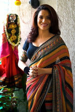 Load image into Gallery viewer, Kala Niketan New Designer Party Wear Multi Color Style Celebrity Ankita Saree
