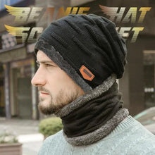 Load image into Gallery viewer, KOREAN Unisex Winter Knit Woolen Cap and Neck Warmer (Original)
