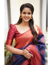 Load image into Gallery viewer, Kala Niketan Designer Beautiful Kanjivaram Silk Saree - 7 Colors Available
