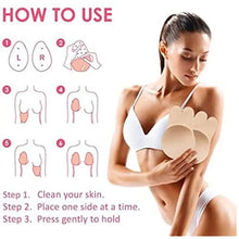 Load image into Gallery viewer, ALAXENDER Silicone Sticky Bra Push Up Strapless Bra,Breast Lift Adhesive Invisible Backless Nipple Covers for Women 1 Pair
