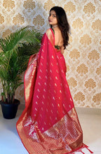 Load image into Gallery viewer, Beautiful Bridal, Festival &amp; Party Wear Soft Silk Saree
