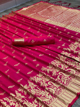 Load image into Gallery viewer, Beautiful Bridal, Festival &amp; Party Wear Soft Silk Saree
