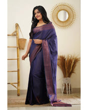 Load image into Gallery viewer, Kala Niketan Designer Latest Fashion Soft Silk Saree With Blouse Piece - 6 Colors Available
