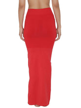 Load image into Gallery viewer, Women Saree Shapewear with Side Slit in Red (Fish Cut Petticoat)
