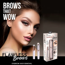 Load image into Gallery viewer, Flawless Eyebrow, Upper-Lip, Facial, Hand Hair Remover-Trimmer
