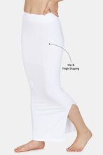 Load image into Gallery viewer, Women Saree Shapewear with Side Slit in White (Fish Cut Petticoat)
