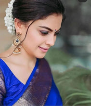 Load image into Gallery viewer, Kala Niketan Himanshi Khurana Soft Silk Sari With Attached Blouse - 9 Colors Available
