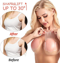 Load image into Gallery viewer, Original Reusable Breast Lifter - Self Adhesive Silicone Push-up Bra (Beige Color) -  1 Pair (2 pcs)
