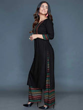 Load image into Gallery viewer, Hina Khan Rayon Printed Kurta With Palazzo Set (Size S to 3XL Available)
