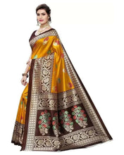 Load image into Gallery viewer, 🔥(Mega Offers) Designer Art Silk Saree (🔥BUY 1 GET 1 FREE🔥)
