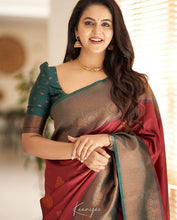 Load image into Gallery viewer, Kala Niketan Designer Beautiful Kanjivaram Silk Saree - 7 Colors Available

