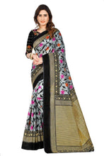 Load image into Gallery viewer, Authentic Printed Mysore Silk Saree With Solid Blouse(Pack Of 2)
