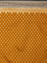 Load image into Gallery viewer, Kala Niketan Apricot Orange Silk Woven saree with contrast brocade Border
